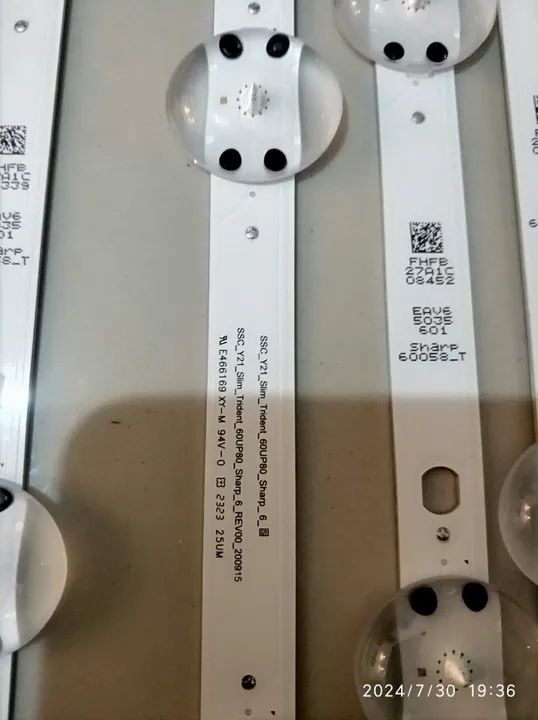 60uq8050psb - Fonte, placa, leds pra TV LG - Foto 3