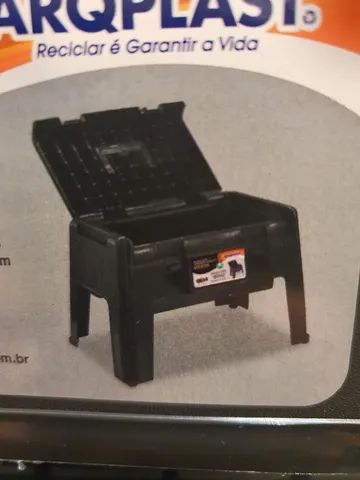 Banqueta Com Compartimento Multiuso Novo + Entrega grátis na Hora  - Foto 5