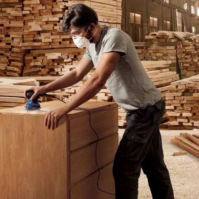 Lixadeira Orbital Profissional 220W GSS 140 Bosch Garantia de 1 Ano - Foto 2