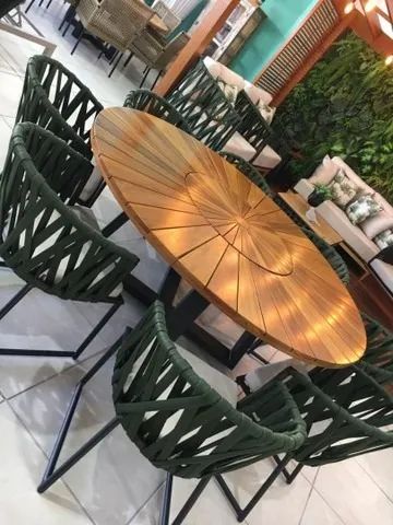 poltrona aluminio e corda nautica varias cores - Foto 3