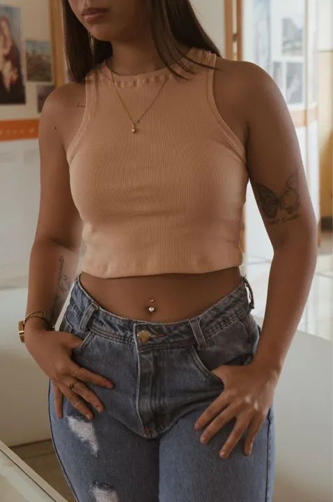 Cropped Ribbed Basic?s 