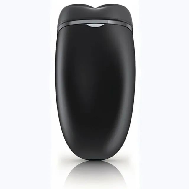 Barbeador portátil masculino com Luz de Led e navalha para aparar a barba - Foto 5