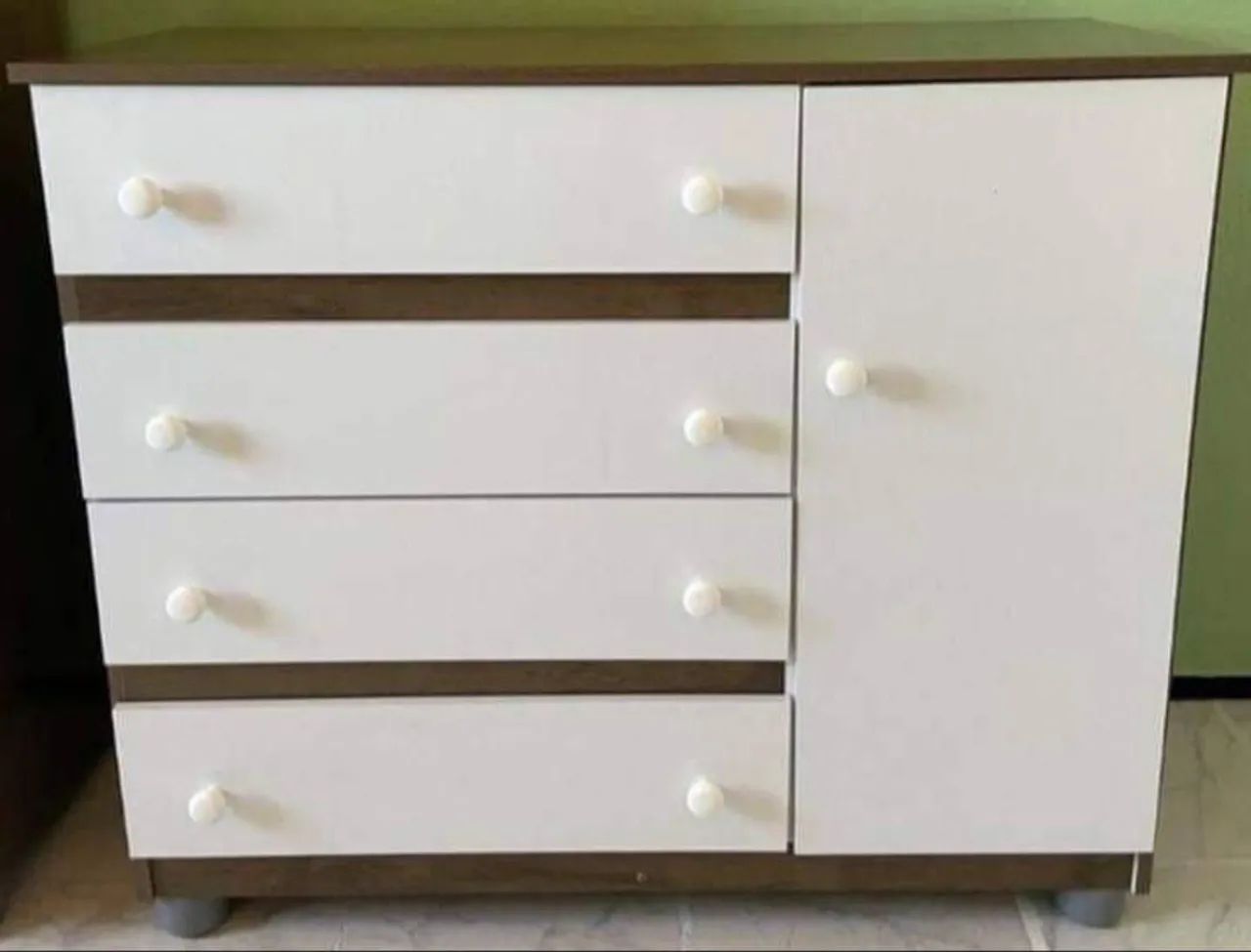 Cômoda Infantil  4 gavetas 100% MDF 