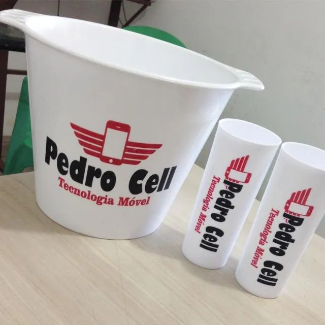 Balde de gelo personalizado