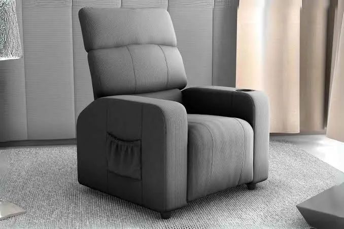 Poltrona do papai pulse cinza VELUDO - FRETE GRÁTIS 