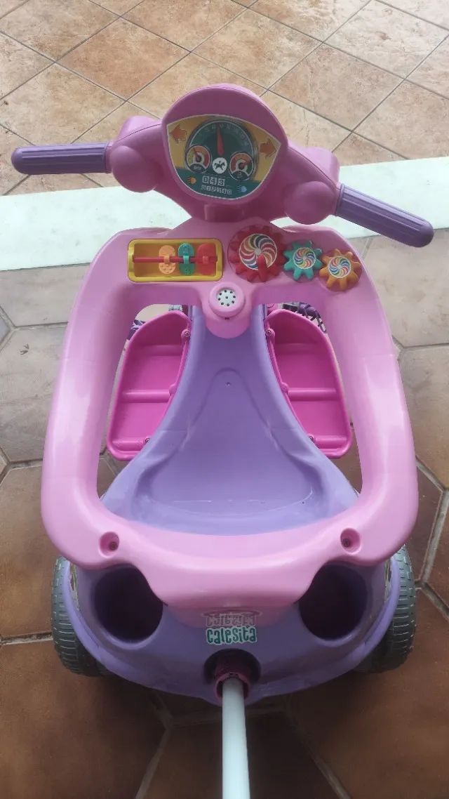 Triciclo Infantil 2 Em 1 Multifuncional Velocita - Calesita - Foto 2