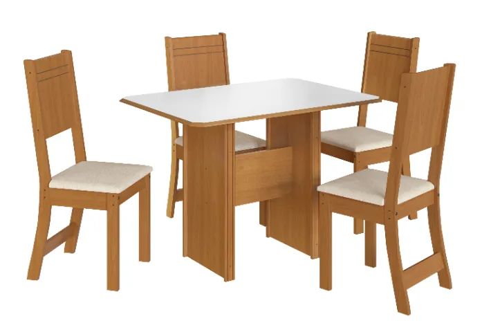 Mesa 4 cadeiras Casura - Foto 4