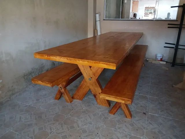 Mesa madeira.  - Foto 2