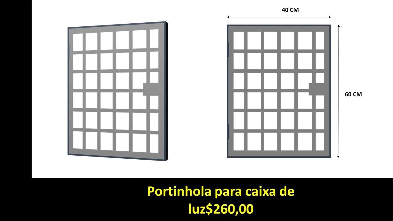 Portinhola para caixa de luz 