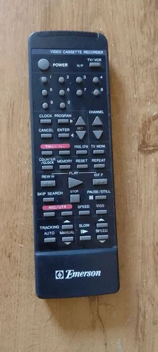Controle remoto Emerson combo TV e Videocassete