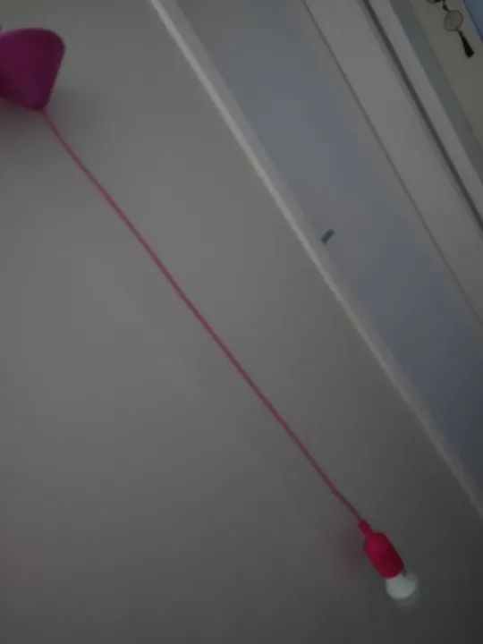 Luminária pendente rosa  - Foto 4