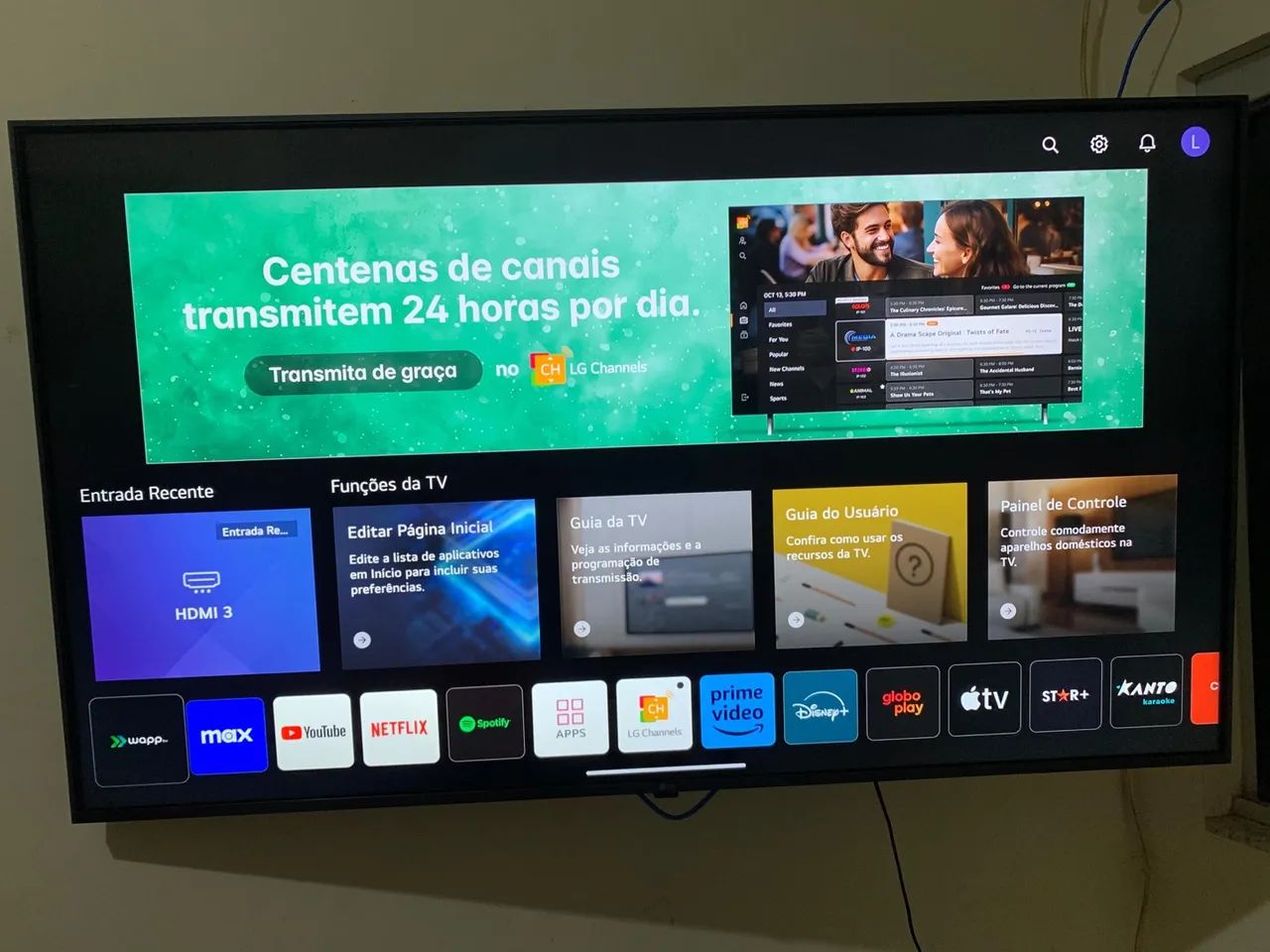 TV LG Smart 4K 50 polegadas  - Foto 2