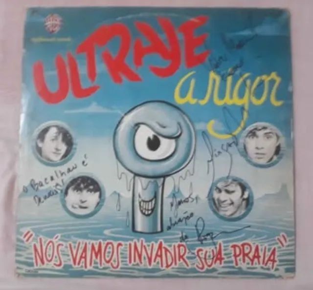 Ultraje a rigor  - nós vamos invadir sua praia (1985) autografado 