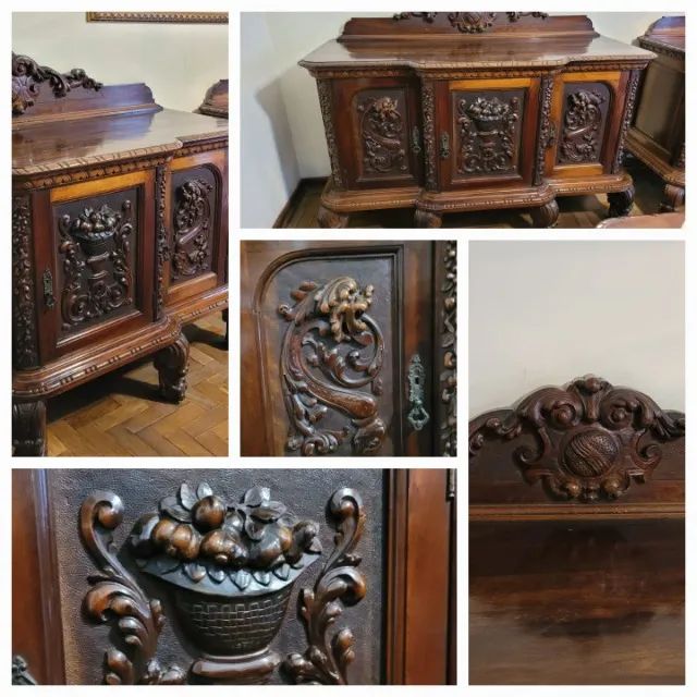 Sala de Jantar estilo renascença - pata de leão - Foto 4