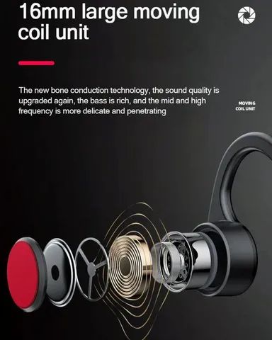 Fone Lenovo condução óssea X3 Pro (branco) - Foto 4