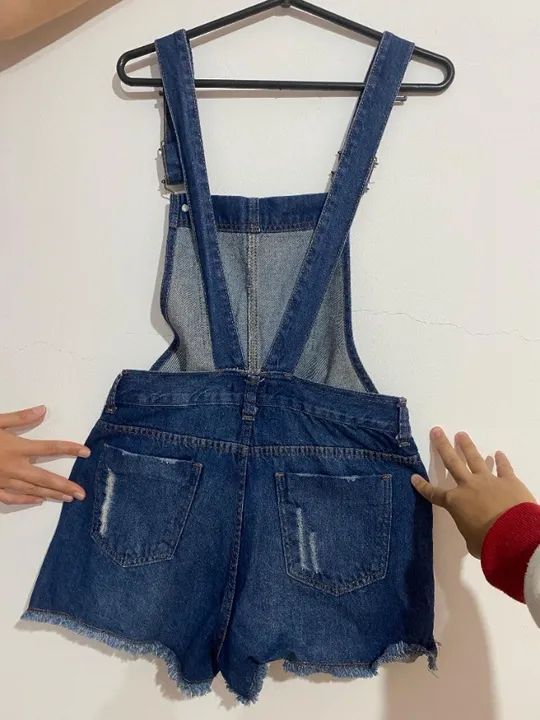 jardineira jeans - Foto 2