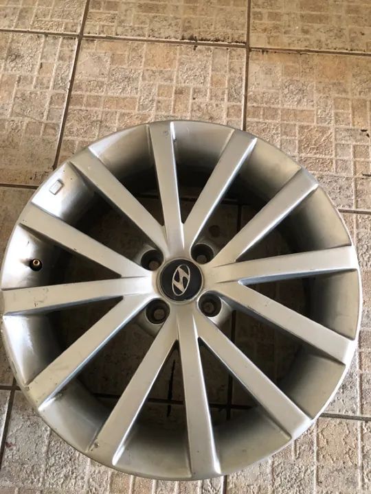 Roda de liga leve  4x100. 17/7 polegadas - Foto 4