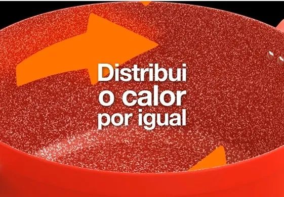 Frigideira Wok Dreamcook Revestimento Cerâmico Antiaderente 22cm, s/ Tampa - Classic Home - Foto 5