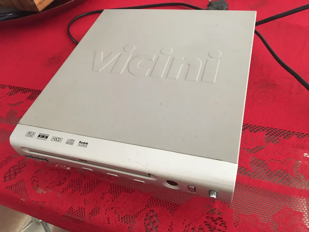 Dvd vicini sem controle remoto em perfeito estado