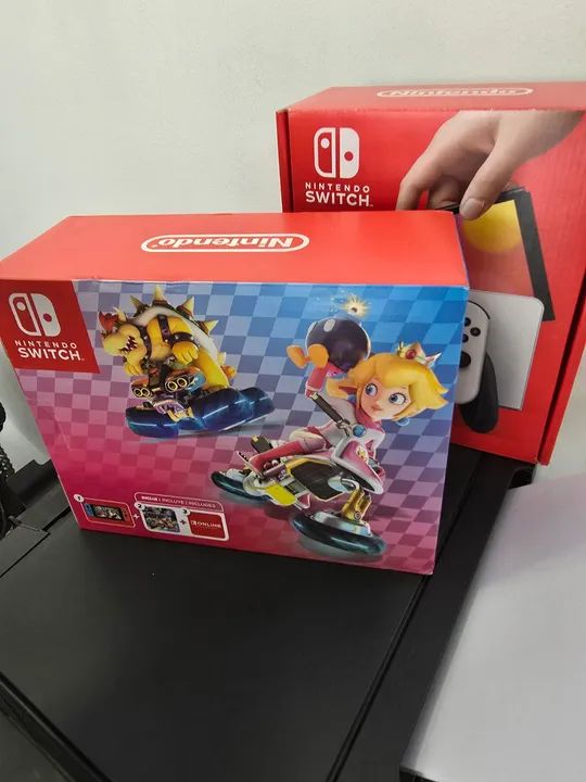 Novo, Nintendo Switch destravado sd 128gb - Foto 2