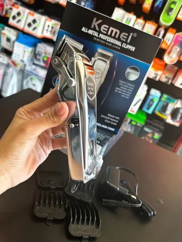 Barbeador Elétrico Sem Fio Kemei KM-1998 - Foto 6