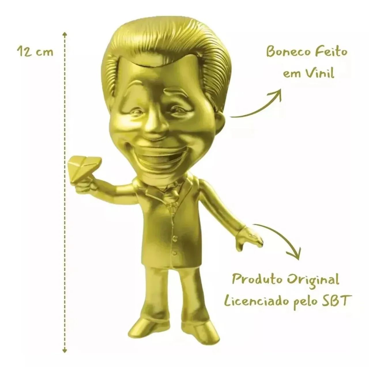 Silvinho Dourado Com Aviãozinho Original - Foto 2