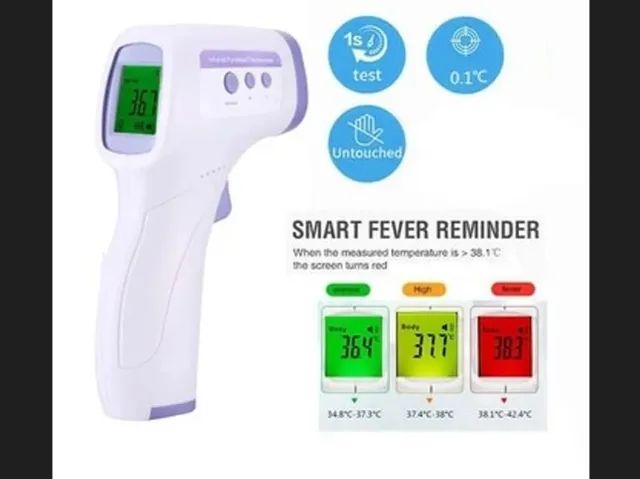 Termômetro Digital Infravermelho Sem Contato Para Bebê e Adultos Temperatura COD-AP166   - Foto 4