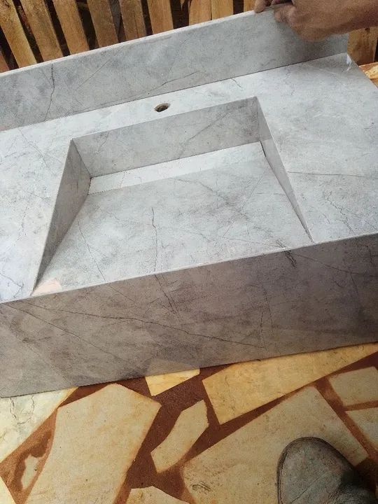 Pia de Porcelanato para Banheiro - Foto 2