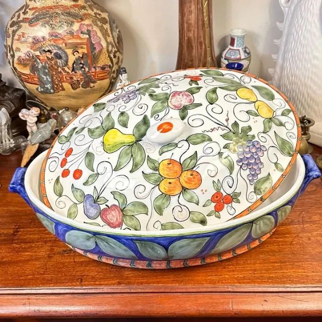 Magnífica sopeira em cerâmica Lis Cerâmica. - Foto 4