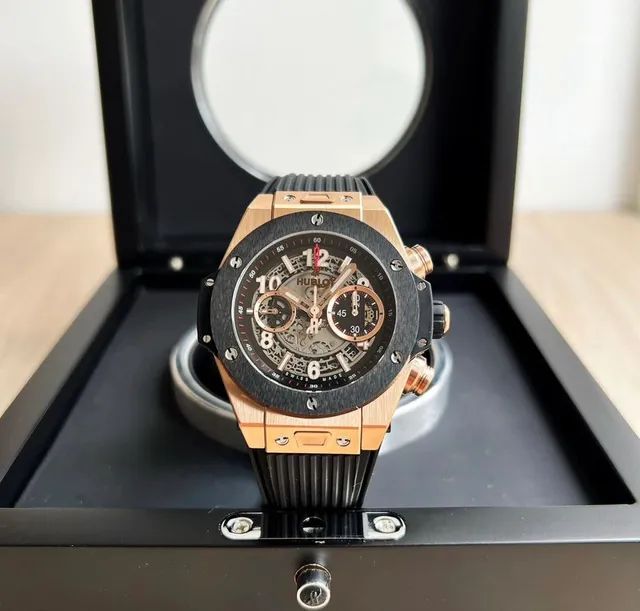 Relogio Hublot Big Bang Clone Máquina Eta Automatica 