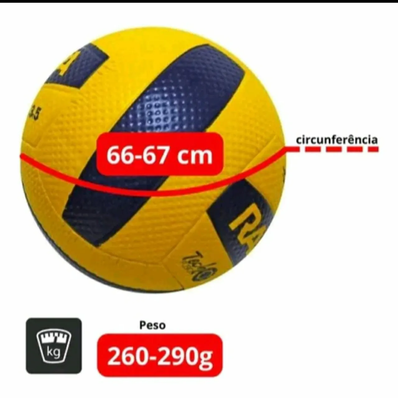 Bola de vôlei rainha 3.5<br>