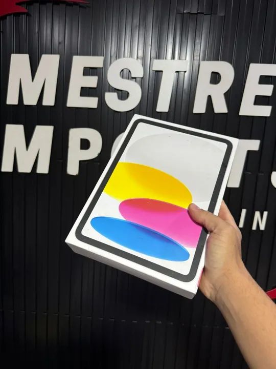 IPAD 10 256 GB WIFI (SILVER) NOVO LACRADO COM GARANTIA APPLE E ENTREGA GRATIS EM BH 