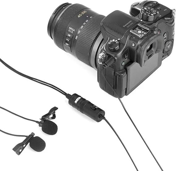 Microfone de Lapela Boya Omnidirecional cabeça dupla - Foto 4