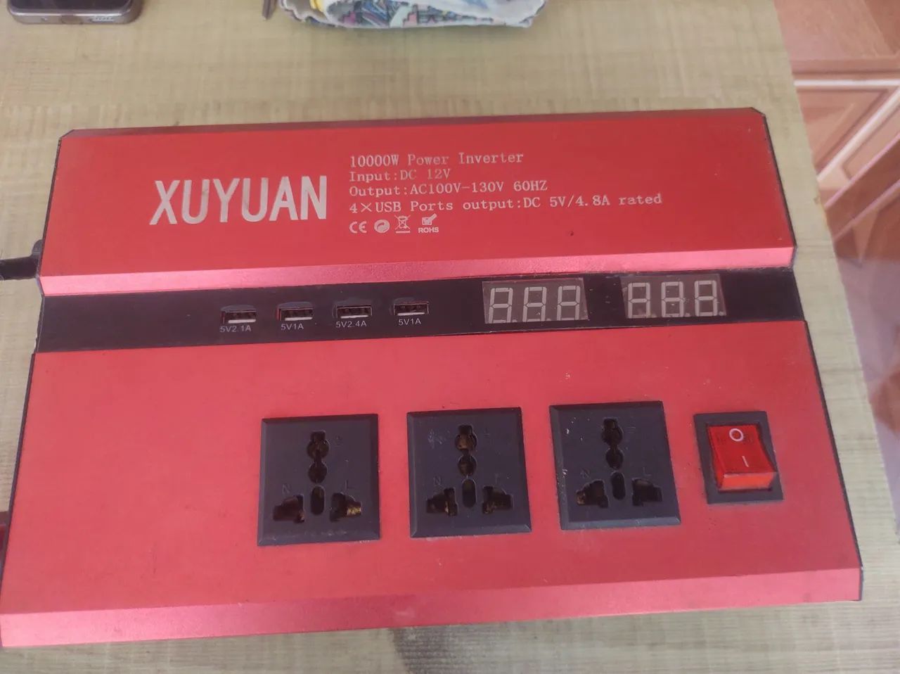 Inversor de 12v para 127volt de 10000 - Foto 2