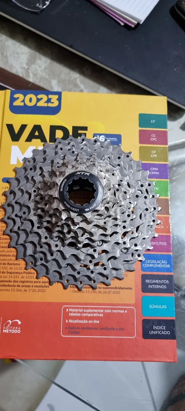 Cassete shimano xtr titânio