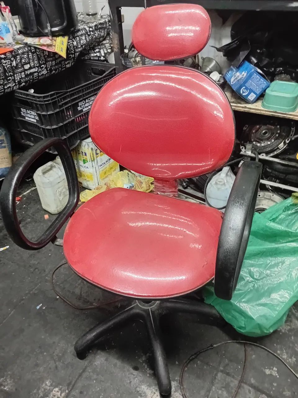 Cadeira de salão e lavatório de cabelo