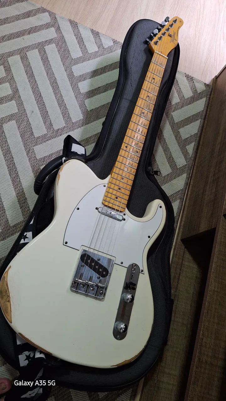 Guitarra Tagima/Telecaster Branca - Foto 3