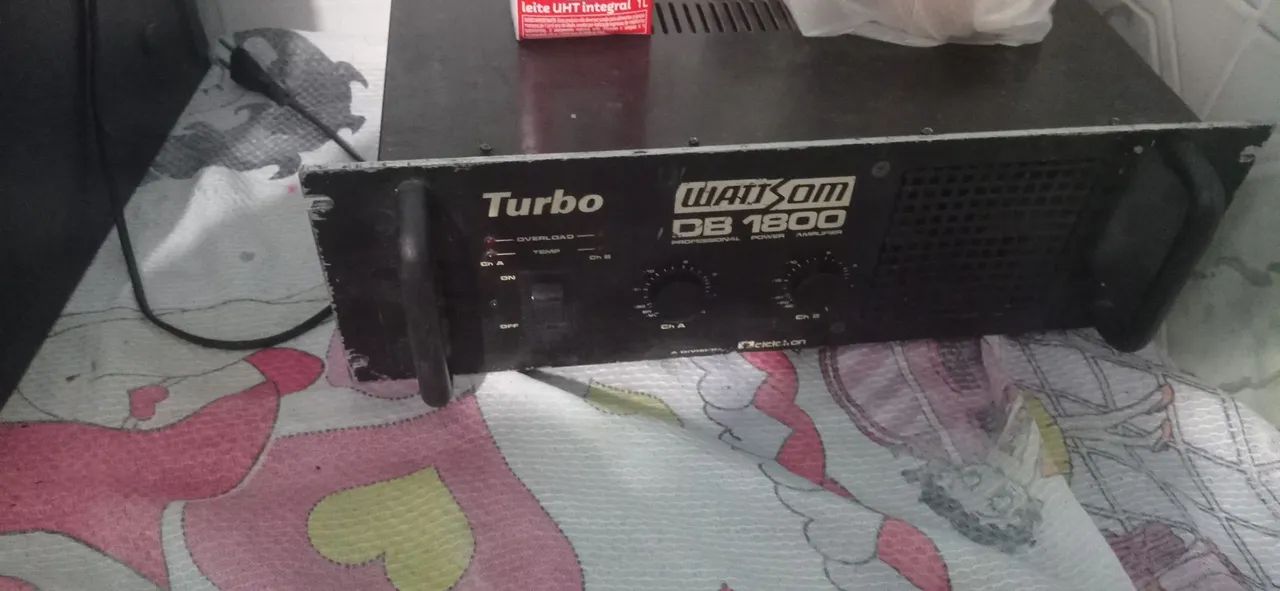 Amplificador Turbo Wattsom DB 1800 - Foto 2