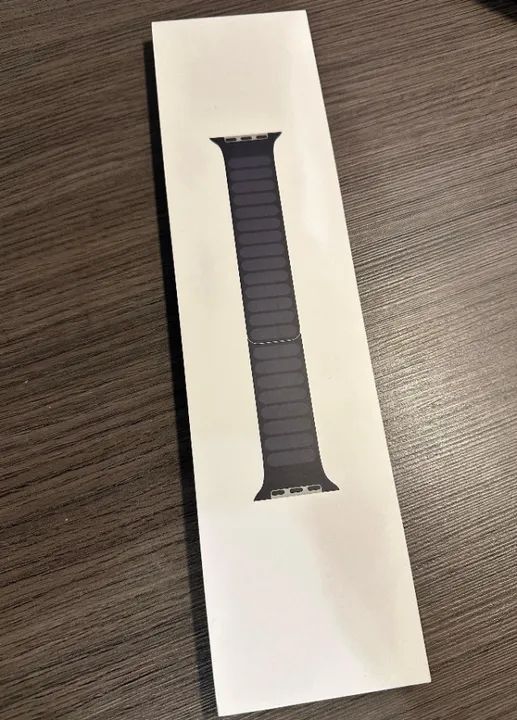Pulseira Apple Watch - Midnight - Couro Original 41mm - S/M - Foto 4