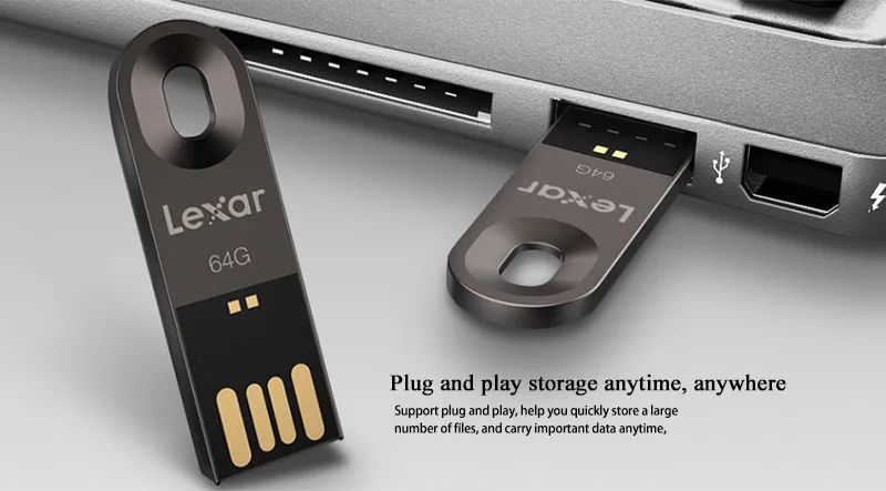 Pen Drive M25 Lexar 64 GB Slim, Ultra Fino, USB 2.0 , Novo, Lacrado.  - Foto 2