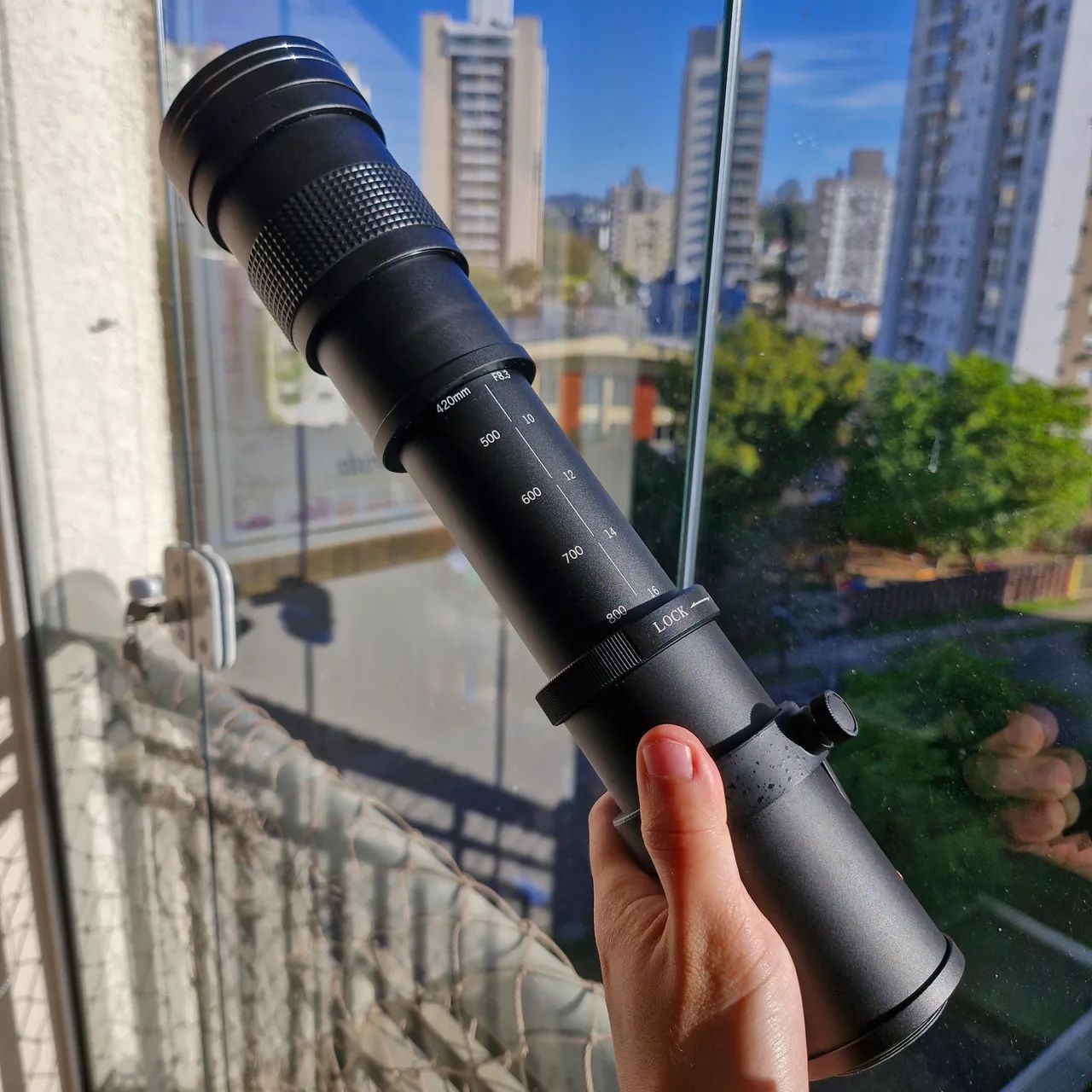 Lente 420-800mm para Nikon (NOVA)