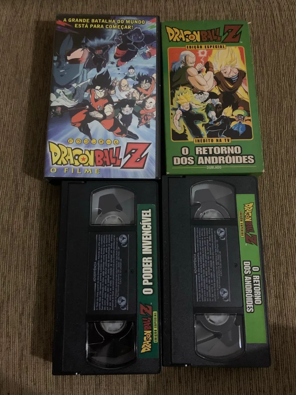 2 Vhs Dragon Ball Z O Filme e outro O Retorno dos Andróides Ler Descrição   - Foto 4