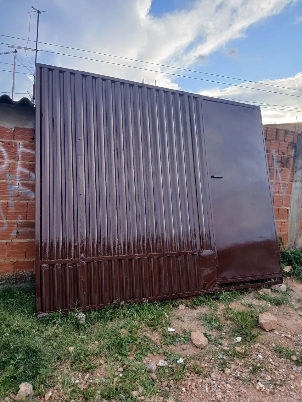 Portão de Aço em ótimo estado - Foto 3