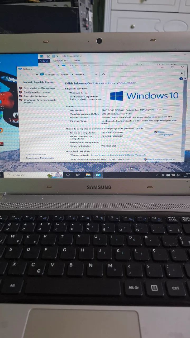 Notebook Samsung RV415, com 6gb ram, hd 120gb e tela de 14 polegadas  - Foto 3