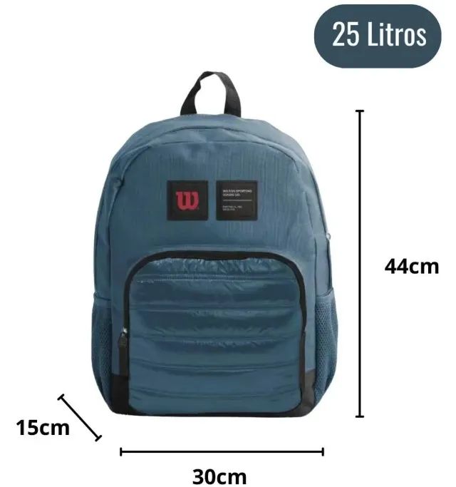 Mochila Casual Azul - Wilson - Foto 4