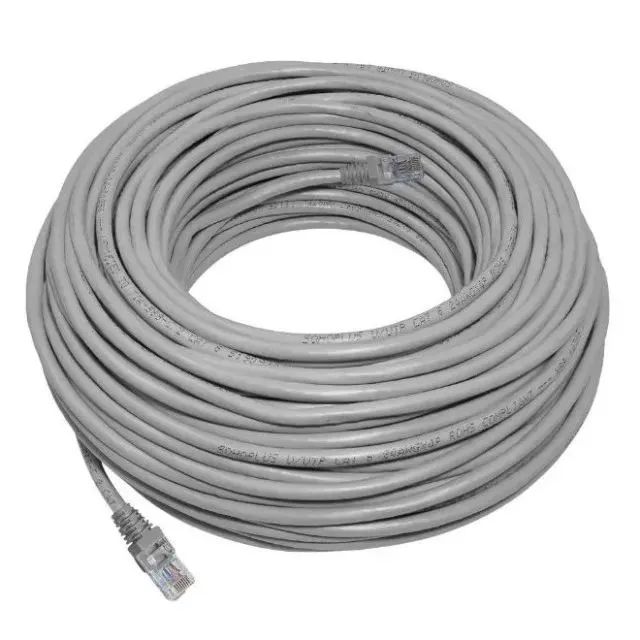 Cabo de Rede CAt6 Rj45 20 Metros Cinza Internet