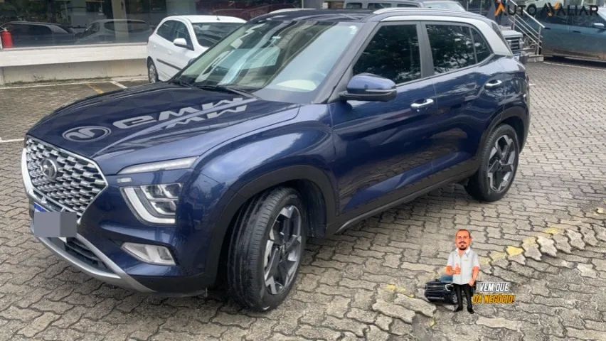 CRETA ULTIMATE 2.0 FLEX  2022/2023 ÚNICO DONO 29.000KM TANQUE CHEIO E TRANSFERENCIA GRATIS - Foto 3
