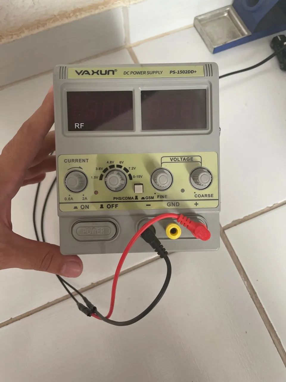 Fonte de alimentação DC Yaxun PS-1502DD+