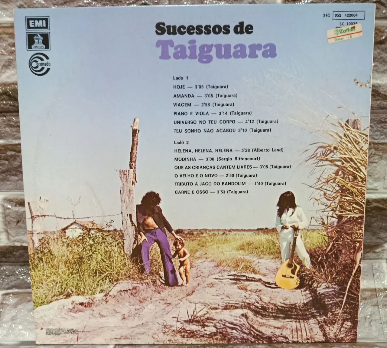 Disco de Vinil Taiguara - Grandes Sucessos  - Foto 2