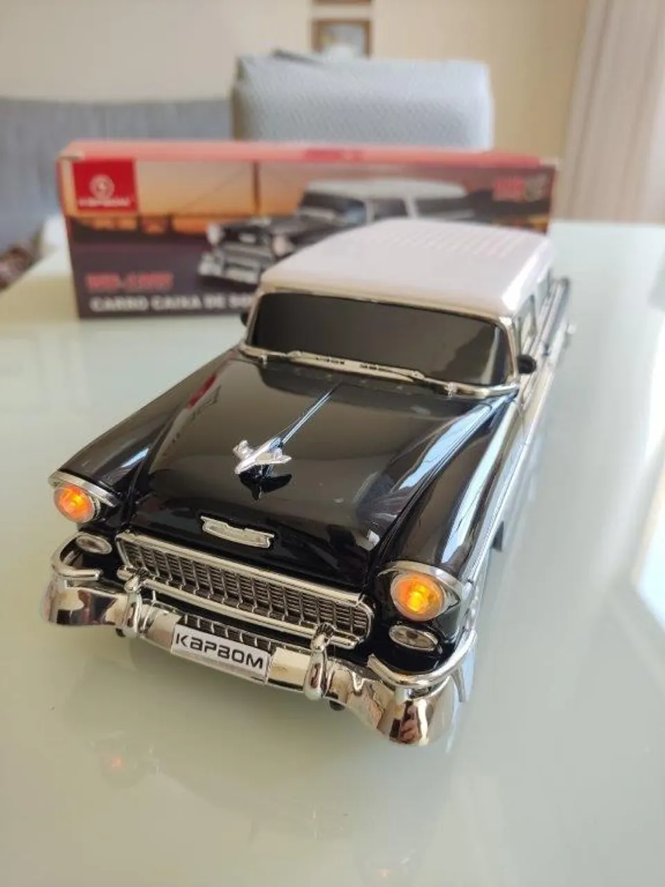(Novo) Caixa de Som Carro Clássico Retrô